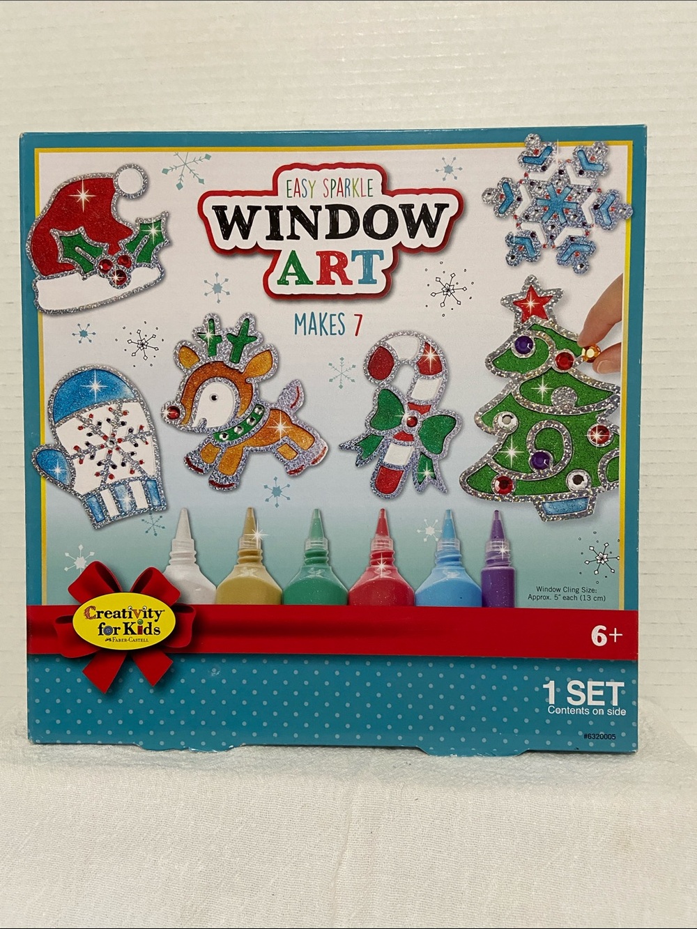 Creativity for Kids Easy Sparkle Window Art Kit - Multicolor Glitter Glue